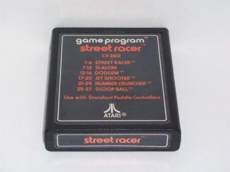Street Racer (text label) - Atari 2600 Game